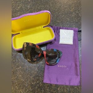 Gucci Rainbow Sunglasses Authentic